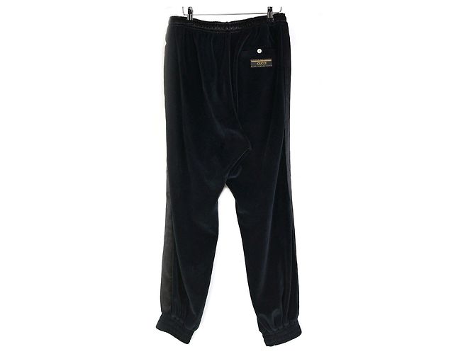 Gucci Set giacca da training e pantaloni in velluto con logo - vista 8