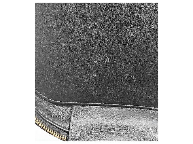 Chanel Borsa Tote Vanity trapuntata in vernice nera Nero - vista 13