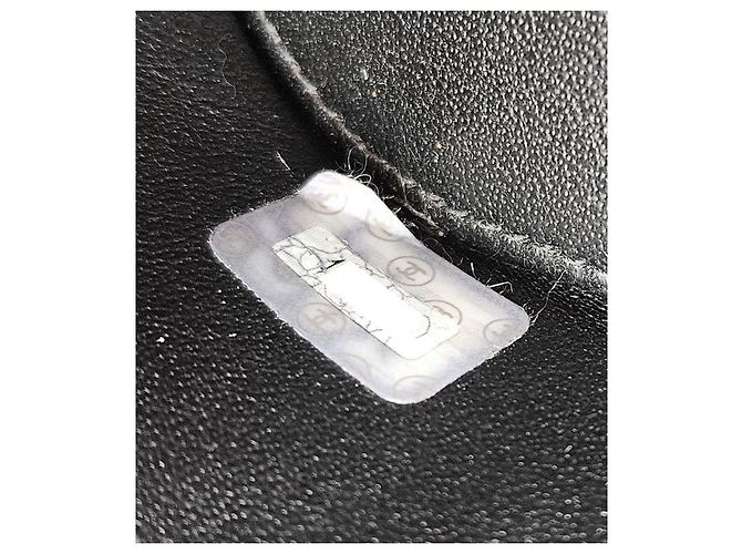 Chanel Borsa Tote Vanity trapuntata in vernice nera Nero - vista 7