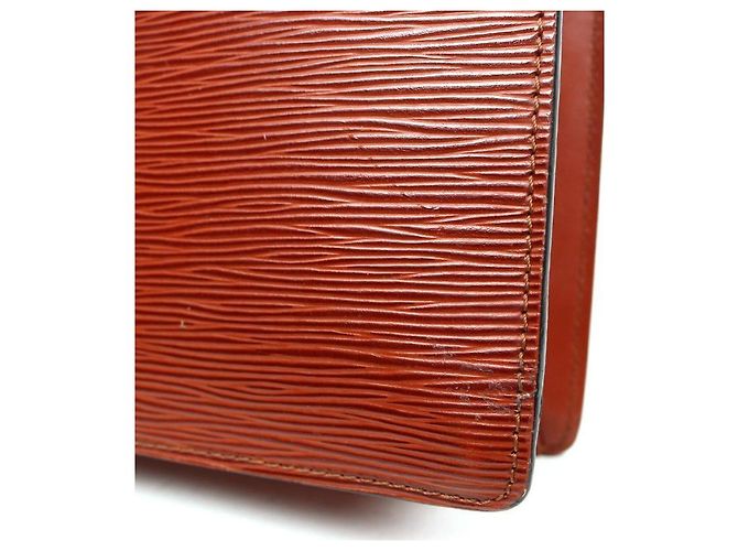 Louis Vuitton Bolso Epi Montsouris marrón Castaño - vista 6