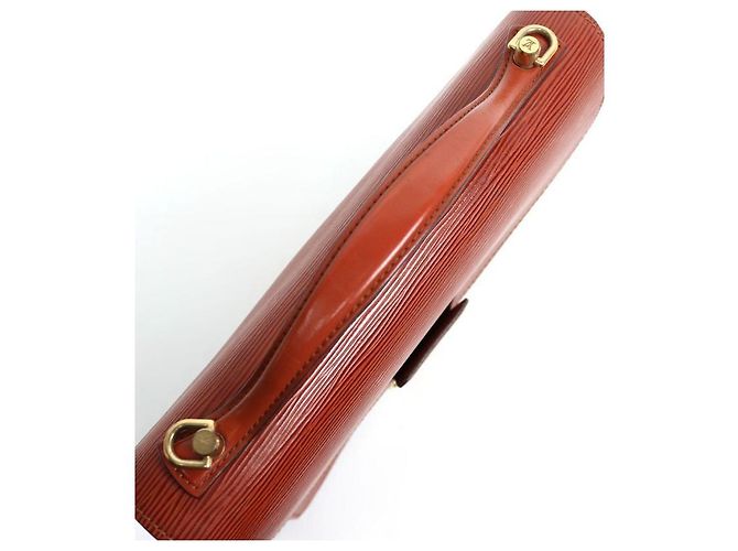 Louis Vuitton Bolso Epi Montsouris marrón Castaño - vista 8