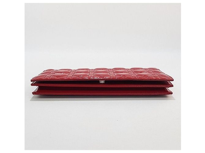 Dior Clutch e borsa a tracolla in vernice Cannage - vista 6