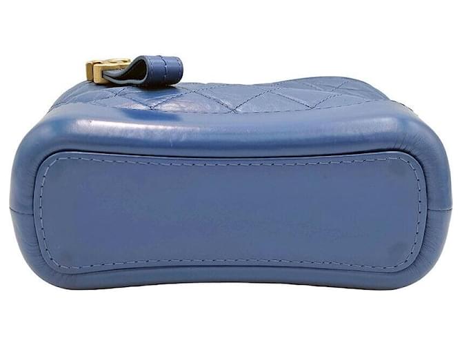 Chanel Borsa Hobo Gabrielle Small Blu - vista 6