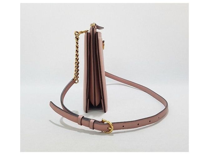 Salvatore Ferragamo Borsa a tracolla Trifolio Rosa - vista 4