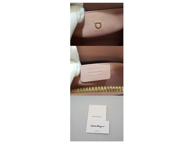 Salvatore Ferragamo Borsa a tracolla Trifolio Rosa - vista 9