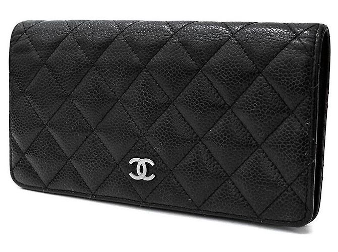 Chanel Caviar Long Wallet Schwarz - Ansicht 2