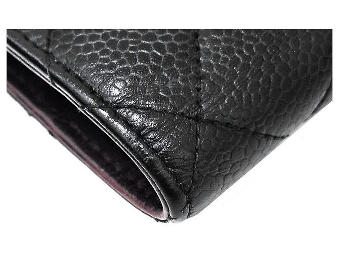 Chanel Caviar Long Wallet Schwarz - Ansicht 4