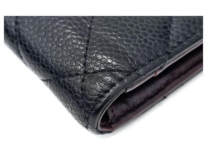 Chanel Caviar Long Wallet Schwarz - Ansicht 5