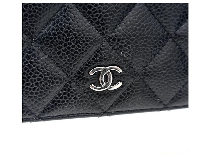 Chanel Caviar Long Wallet Schwarz - Ansicht 6