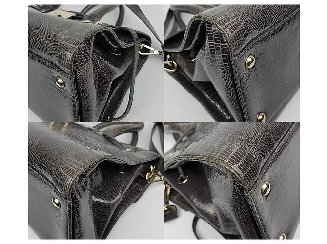 Jimmy Choo Borsa a tracolla Todd Marrone - vista 7
