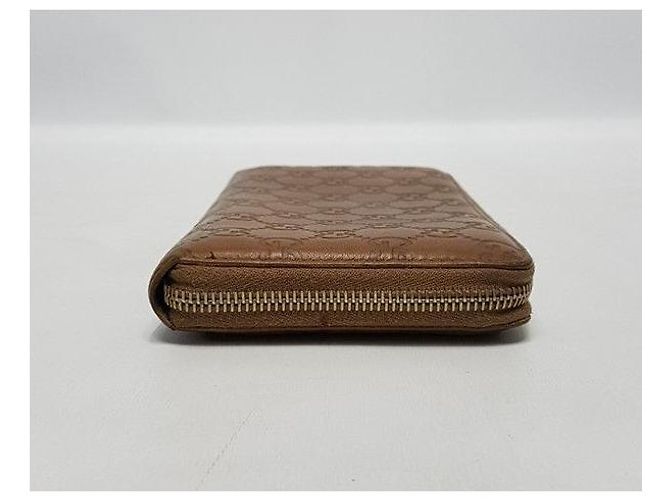 Bamboo Gucci Sima Bambus-Dekorations-Organizer Langgeldbörse Braun - Ansicht 3