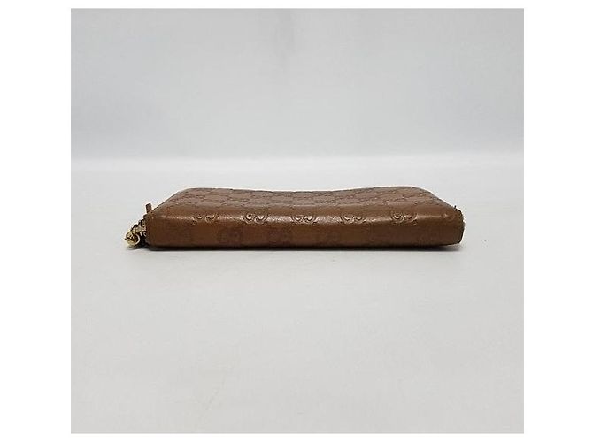 Bamboo Gucci Sima Bambus-Dekorations-Organizer Langgeldbörse Braun - Ansicht 5