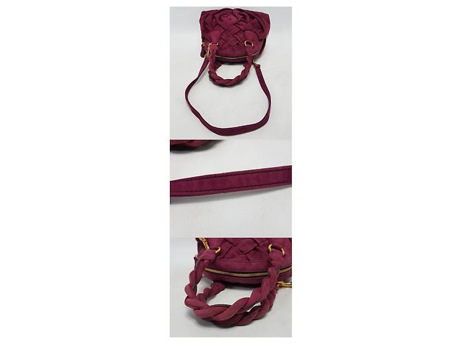 Valentino Borsa Tote a Spalla in Scamosciato Garnavani Rosso - vista 6