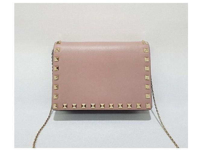Valentino Mini borsa a tracolla Rockstud con catena Argento - vista 2