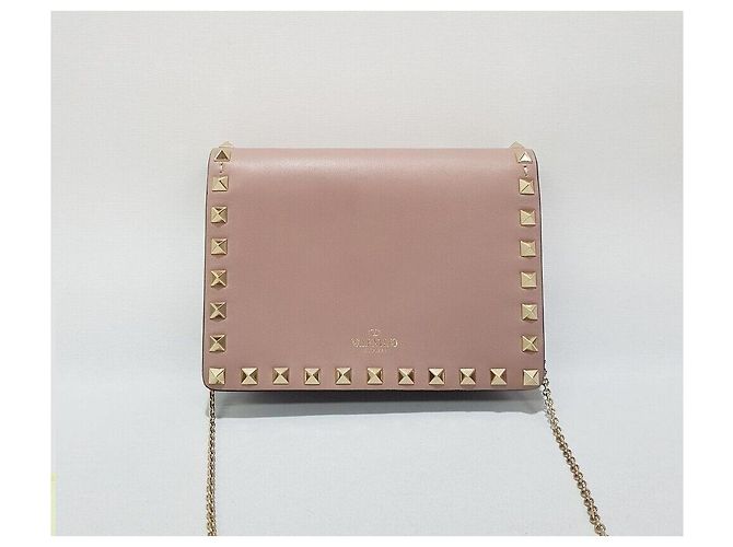 Valentino Mini borsa a tracolla Rockstud con catena Argento - vista 4
