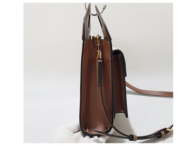 Burberry Mini borsa con taschino in tela Multicolore - vista 3