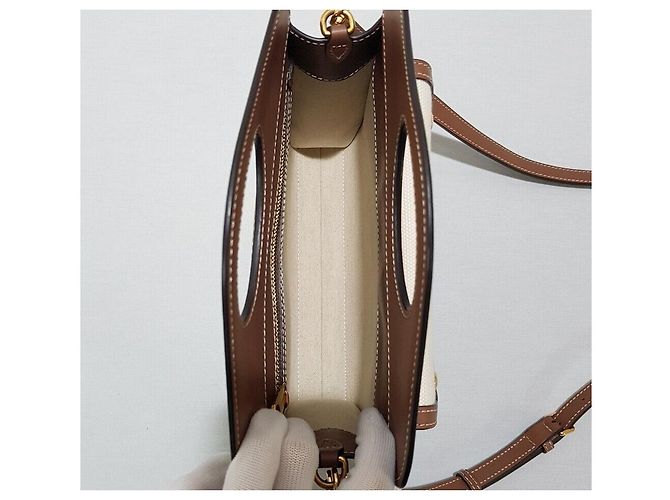 Burberry Mini borsa con taschino in tela Multicolore - vista 8