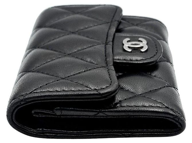 Chanel Kartenetui aus Lammleder Schwarz - Ansicht 3