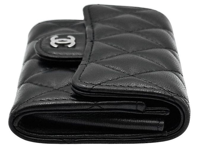 Chanel Kartenetui aus Lammleder Schwarz - Ansicht 4