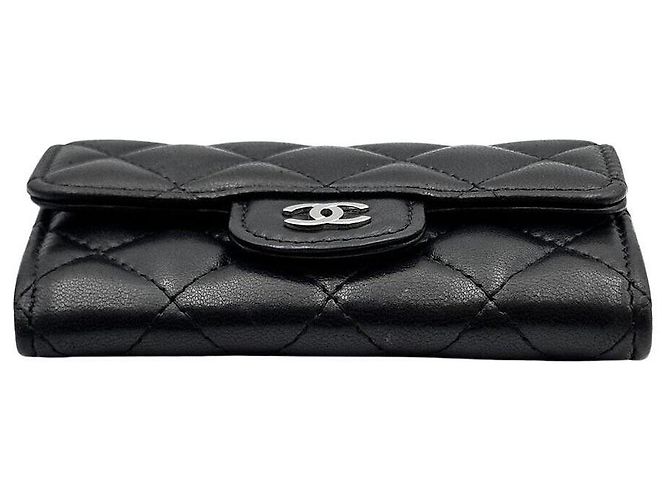 Chanel Kartenetui aus Lammleder Schwarz - Ansicht 5