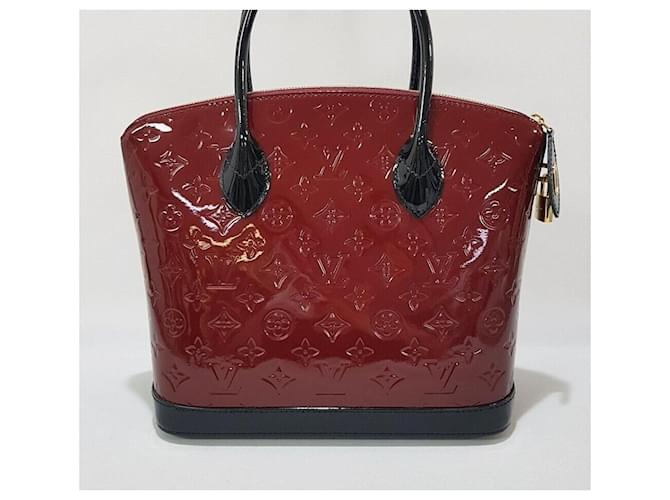 Louis Vuitton Borsa Tote Lockit PM Rosso - vista 4