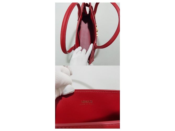 Versace Borsa Tote Medusa Rosso - vista 9