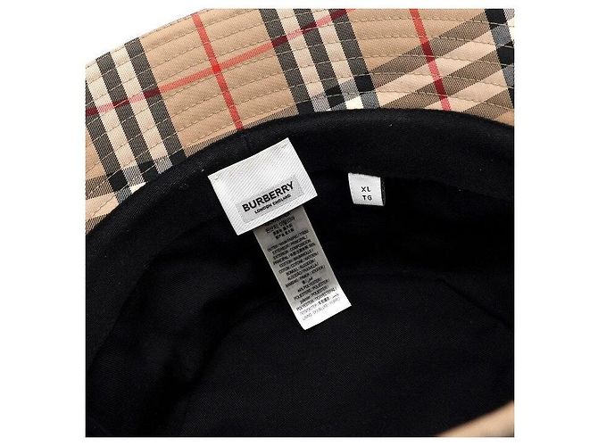 Burberry Cappello bucket in cotone tecnico con motivo Vintage Check - vista 6
