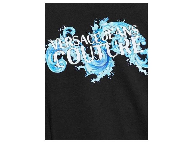 Versace T-Shirt mit Baroque Wave Print - Ansicht 8