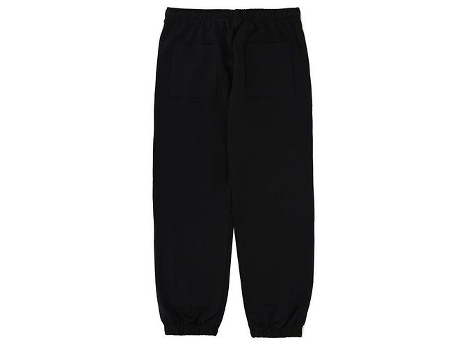Versace Logo Embossed Side Band Sweatpants Black - view 5