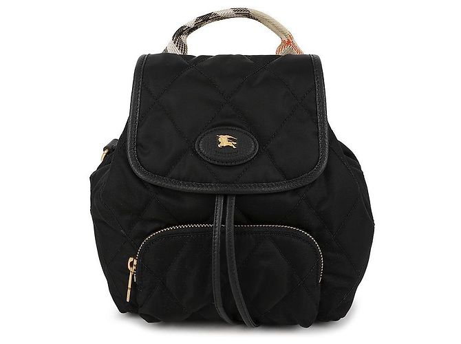 Burberry Mini Horseshoe Rucksack Schwarz - Ansicht 3