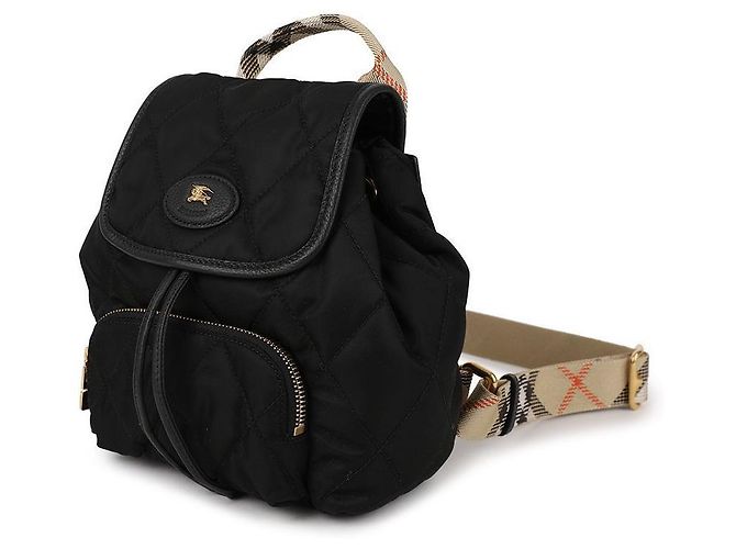 Burberry Mini Horseshoe Rucksack Schwarz - Ansicht 4
