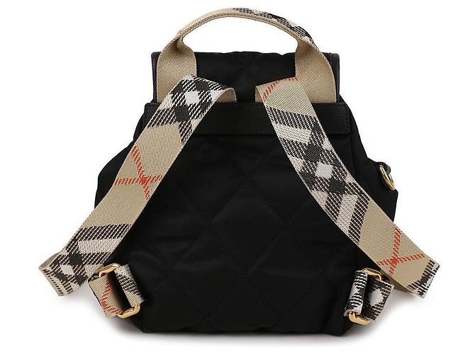 Burberry Mini Horseshoe Rucksack Schwarz - Ansicht 5