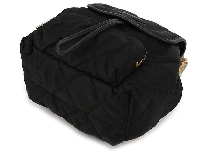 Burberry Mini Horseshoe Rucksack Schwarz - Ansicht 6