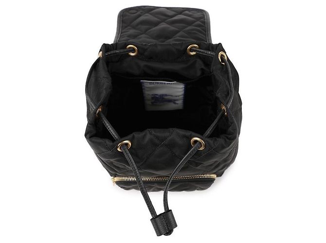 Burberry Mini Horseshoe Rucksack Schwarz - Ansicht 7