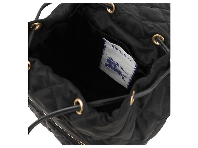 Burberry Mini Horseshoe Rucksack Schwarz - Ansicht 8