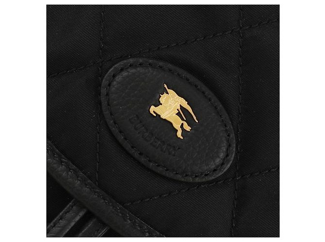 Burberry Mini Horseshoe Rucksack Schwarz - Ansicht 9