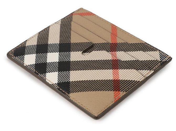 Burberry Check Card Case Brown - view 6
