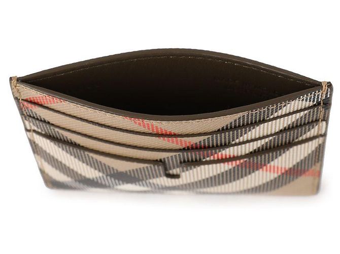 Burberry Check Card Case Brown - view 7