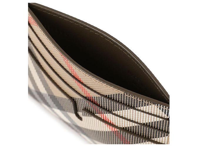 Burberry Check Card Case Brown - view 8
