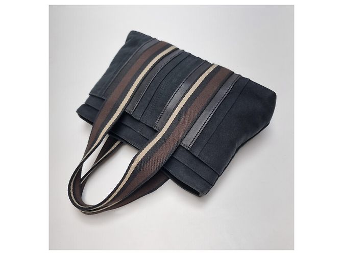 Hermès Borsa Troca Horizon Tote Bag PM (Black) Nero - vista 9