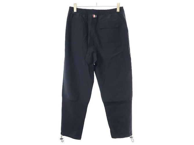 Thom Browne Pantaloni combo Ripstop e lana Tech Milano Blu - vista 4