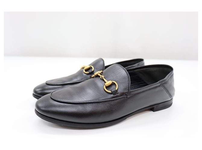 Gucci Mocassino in pelle con morsetto Marrone - vista 2