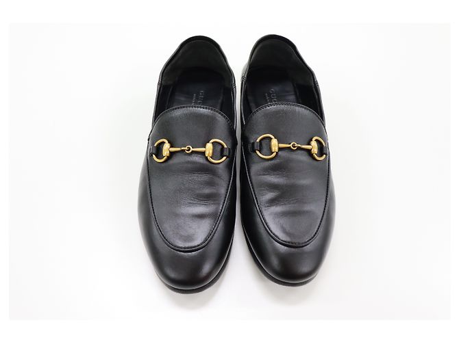 Gucci Mocassino in pelle con morsetto Marrone - vista 3