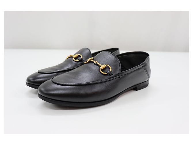 Gucci Mocassino in pelle con morsetto Marrone - vista 6