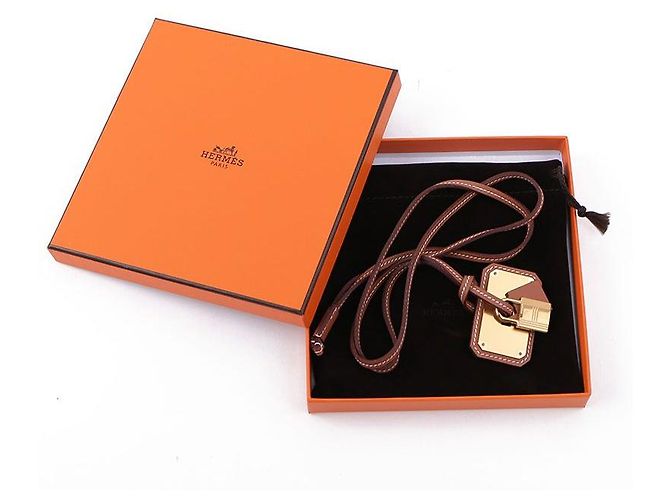 Hermès Collana con pendente Kelly Rosso - vista 9