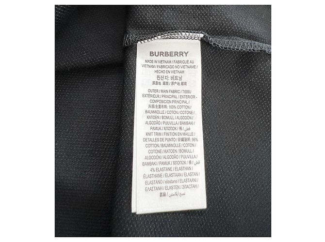 Burberry Polo para mujer Malleco TB Black stamp Negro - vista 12