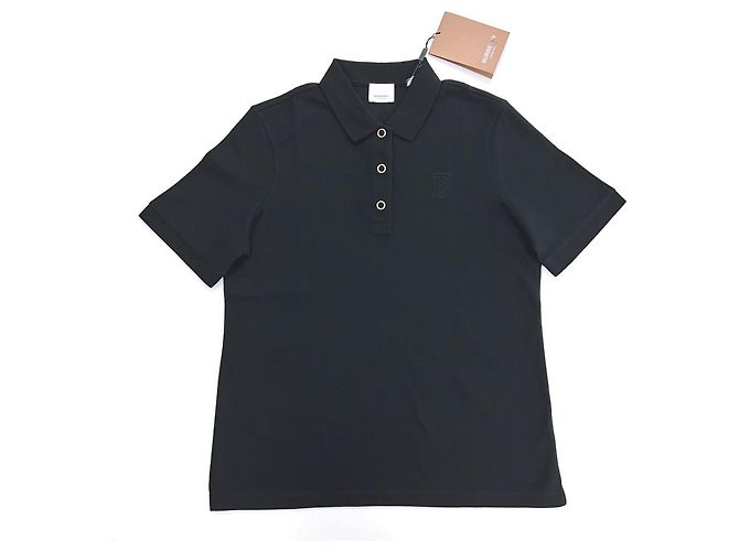 Burberry Polo para mujer Malleco TB Black stamp Negro - vista 4