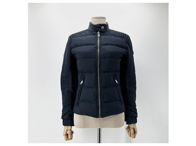 Prada Giacca imbottita stile biker da donna Blu - vista 2