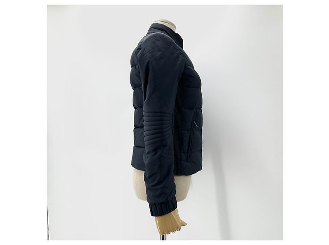 Prada Giacca imbottita stile biker da donna Blu - vista 5