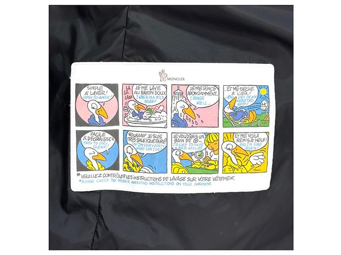 Moncler Clion Gefütterte Damenjacke mit Fuchspelz schwarz - Ansicht 9